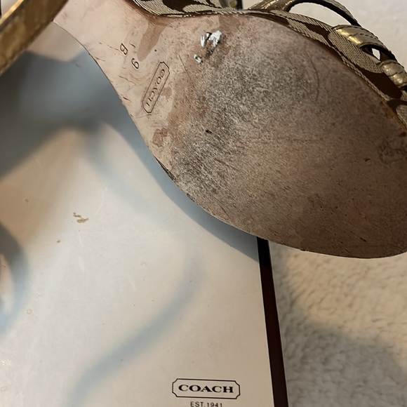 Coach Katherine Metallic wedge - Picture 7 of 7